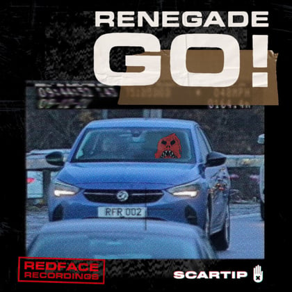 Renegade GO! EP album by Scartip - Drum and Bass Cover Art
