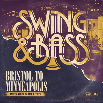 Bristol to Minneapolis album by Mista Trick - Drum and Bass Cover Art