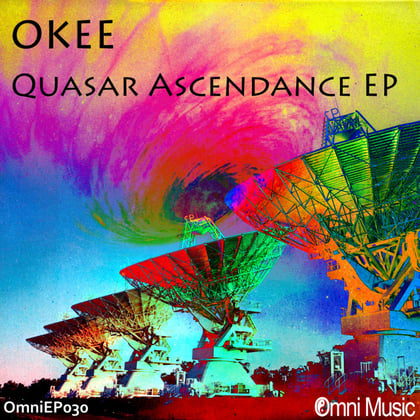 Quasar Ascendance EP album by Okee - Drum and Bass Cover Art