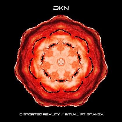 Distorted Reality / Ritual album by Stanza - Drum and Bass Cover Art