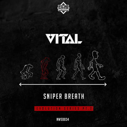 Sniper Breath album by Vital - Drum and Bass Cover Art