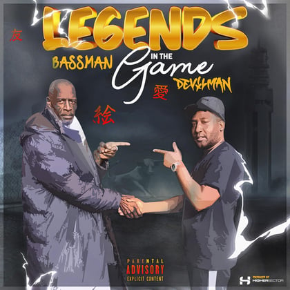Legends in the game album by Ego Trippin & Devilman - Drum and Bass Cover Art