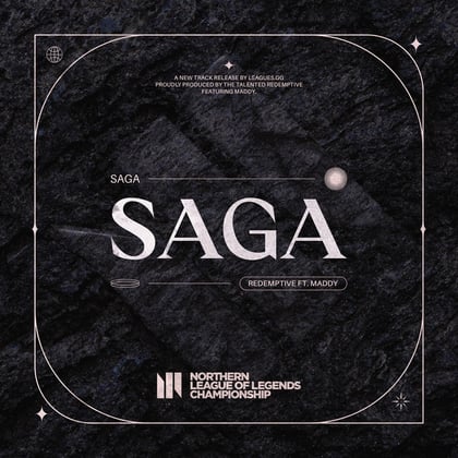 Saga (Leagues NLC Theme) album by Redemptive - Drum and Bass Cover Art
