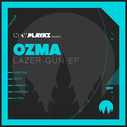 Lazer Gun EP album by Ozma & DJ Ink - Drum and Bass Cover Art