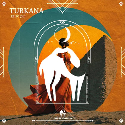 Turkana album by Tengu, Relic (SL) & Cafe De Anatolia - Drum and Bass Cover Art