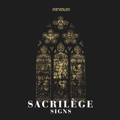 Sacrilège album by Signs - Drum and Bass Cover Art