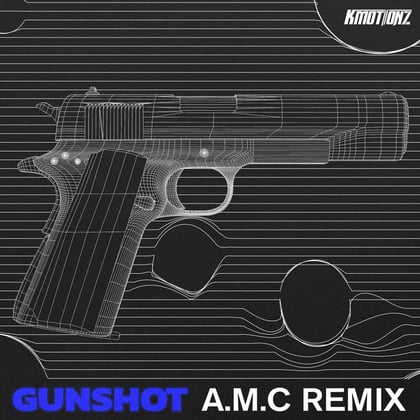 Gunshot (A.M.C Remix) album by K Motionz & A.M.C - Drum and Bass Cover Art