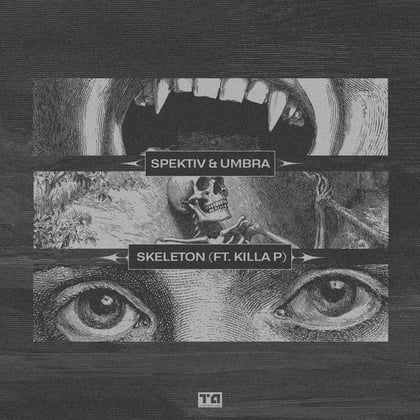 Skeleton album by Spektiv & Umbra - Drum and Bass Cover Art