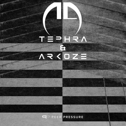 Delirium EP album by Tephra & Arkoze - Drum and Bass Cover Art