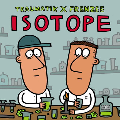 Isotope album by Mr Traumatik & Frenzee - Drum and Bass Cover Art