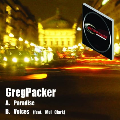 Paradise / Voices album by Greg Packer - Drum and Bass Cover Art