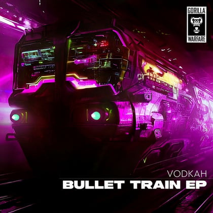 Bullet Train EP album by Vodkah - Drum and Bass Cover Art