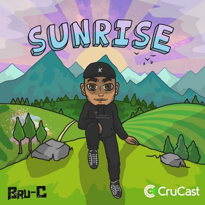 Sunrise album by Bru-C - Drum and Bass Cover Art