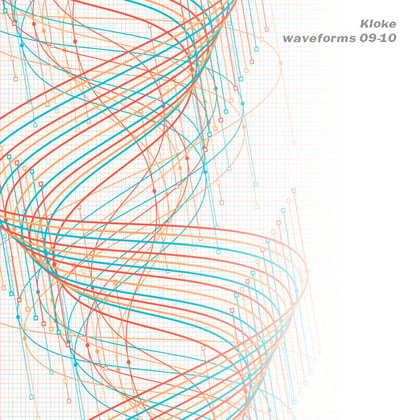 waveforms 09-10 album by Kloke - Drum and Bass Cover Art