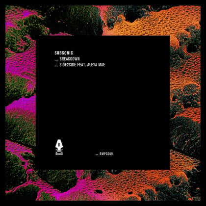 Breakdown / Side2Side album by Subsonic - Drum and Bass Cover Art
