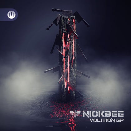Volition album by NickBee - Drum and Bass Cover Art