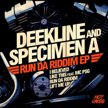 Run Da Riddim EP album by Deekline & Specimen A - Drum and Bass Cover Art
