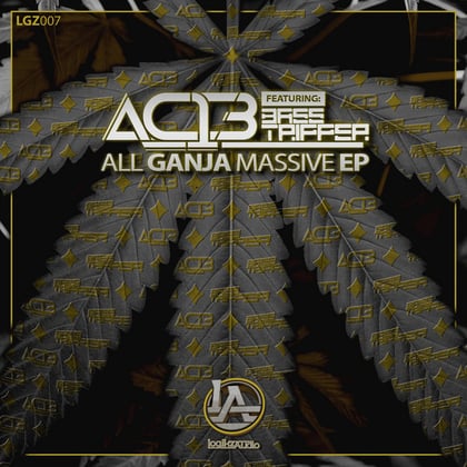 All Ganja Massive ft Basstripper album by AC13 - Drum and Bass Cover Art