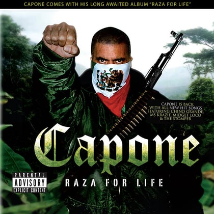 Raza For Life album by Capone - Drum and Bass Cover Art