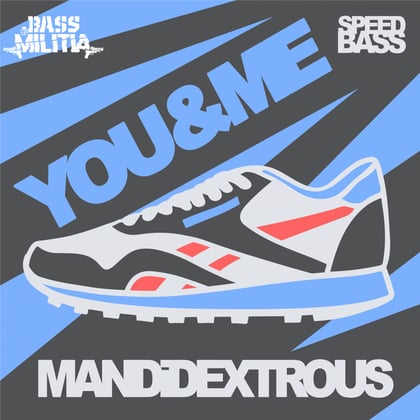 You & Me album by Mandidextrous - Drum and Bass Cover Art