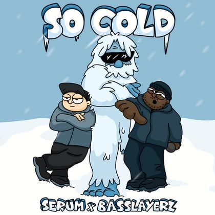 So Cold album by Serum, Basslayerz & MC Spyda - Drum and Bass Cover Art