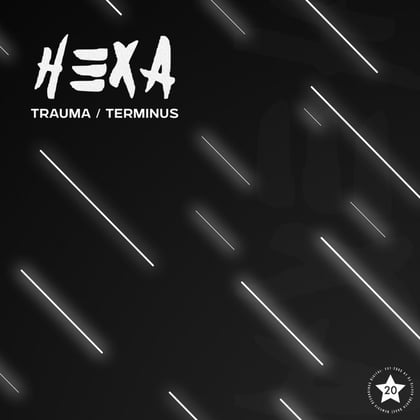 Trauma / Terminus album by Hexa - Drum and Bass Cover Art