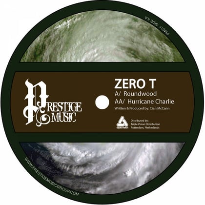 Roundwood / Hurricane Charlie album by Zero T - Drum and Bass Cover Art