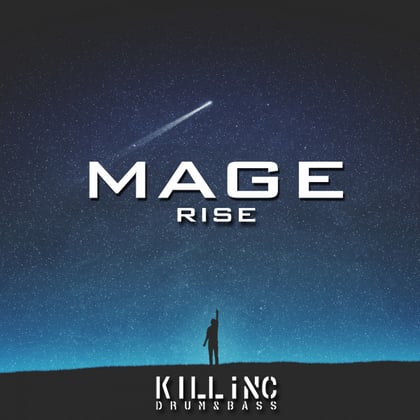 Rise album by Mage - Drum and Bass Cover Art