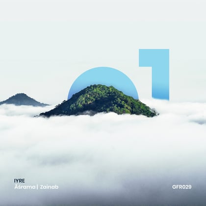 Āśrama album by IYRE - Drum and Bass Cover Art
