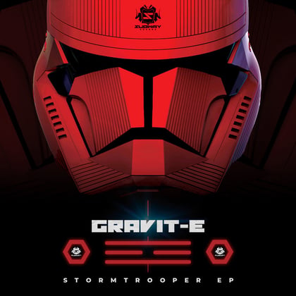 Storm Trooper album by Gravit-E - Drum and Bass Cover Art