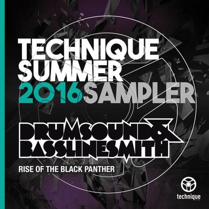 Rise of the Black Panther (Technique Summer 2016 Sampler) album by Drumsound & Bassline Smith - Drum and Bass Cover Art