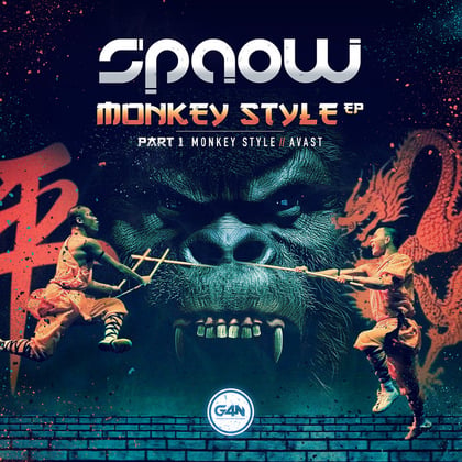 Monkey Style Part 1 album by Spaow - Drum and Bass Cover Art