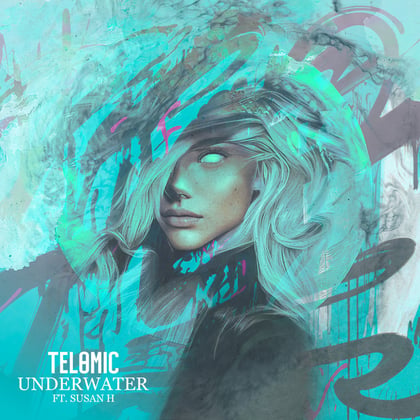 Underwater album by Telomic - Drum and Bass Cover Art