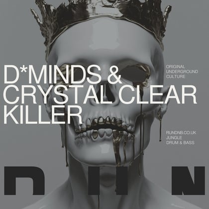Killer album by D*Minds & Crystal Clear - Drum and Bass Cover Art