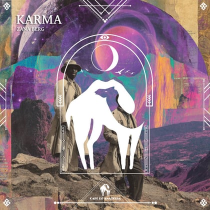 Karma album by Tengu, Zana Berg & Cafe De Anatolia - Drum and Bass Cover Art