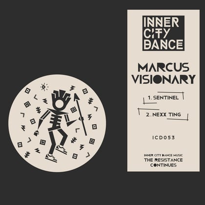 Sentinel album by Marcus Visionary - Drum and Bass Cover Art