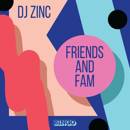 Friends and Fam album by DJ Zinc - Drum and Bass Cover Art