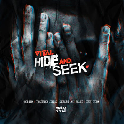 Hide & Seek album by Vital - Drum and Bass Cover Art