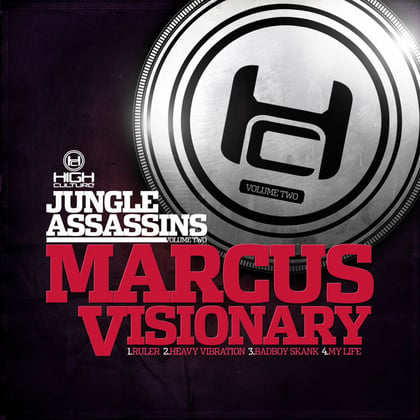 Jungle Assassins Vol. 2 album by Marcus Visionary - Drum and Bass Cover Art