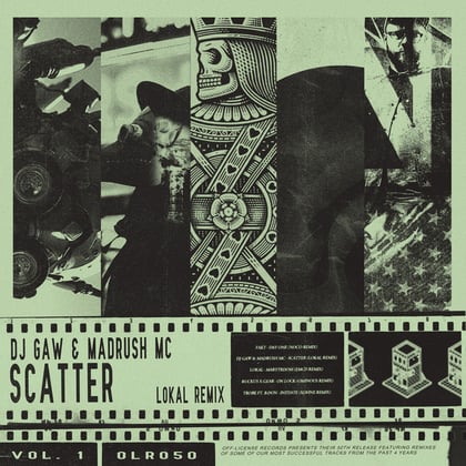 Scatter (Lokal Remix) album by DJ Gaw, Madrush MC & Lokal - Drum and Bass Cover Art