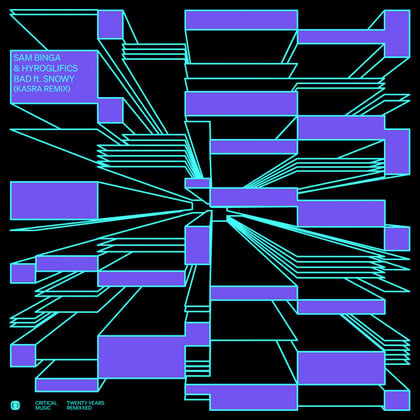 Bad (Kasra Remix) album by Hyroglifics, Kasra & Sam Binga - Drum and Bass Cover Art
