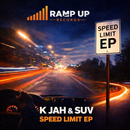 Speed Limit EP album by K Jah & Suv - Drum and Bass Cover Art