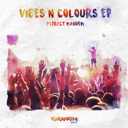 Vibes n Colours EP album by PRFCT Mandem - Drum and Bass Cover Art
