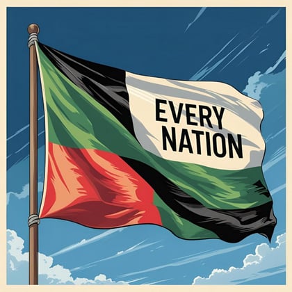 Every Nation album by Parly B - Drum and Bass Cover Art