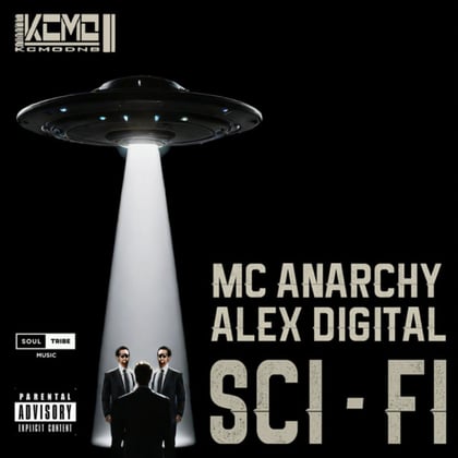 Sci-Fi album by KCMO - Drum and Bass Cover Art
