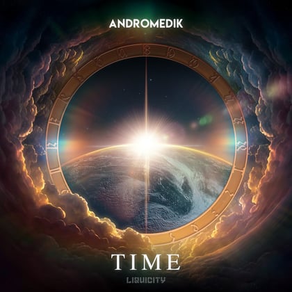 Time album by Andromedik - Drum and Bass Cover Art