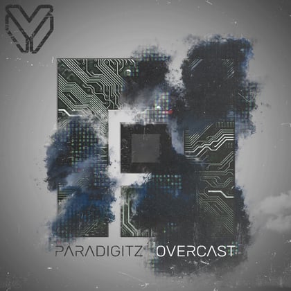Overcast EP album by ParaDigitz - Drum and Bass Cover Art