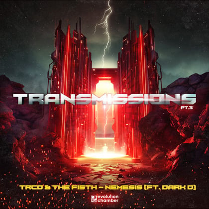 Nemesis album by TRCD, The Fi5th & Dark D - Drum and Bass Cover Art