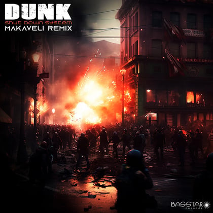 Shut Down System (Makaveli Remix) album by Dunk & Makaveli - Drum and Bass Cover Art