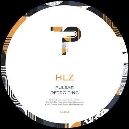 Pulsar / Detroiting album by HLZ - Drum and Bass Cover Art